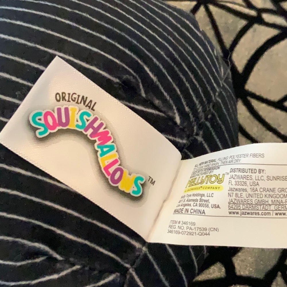 Squishmallows Disney Jack Skellington The Nightmare Before Christmas Plush NWT - Picture 7 of 13